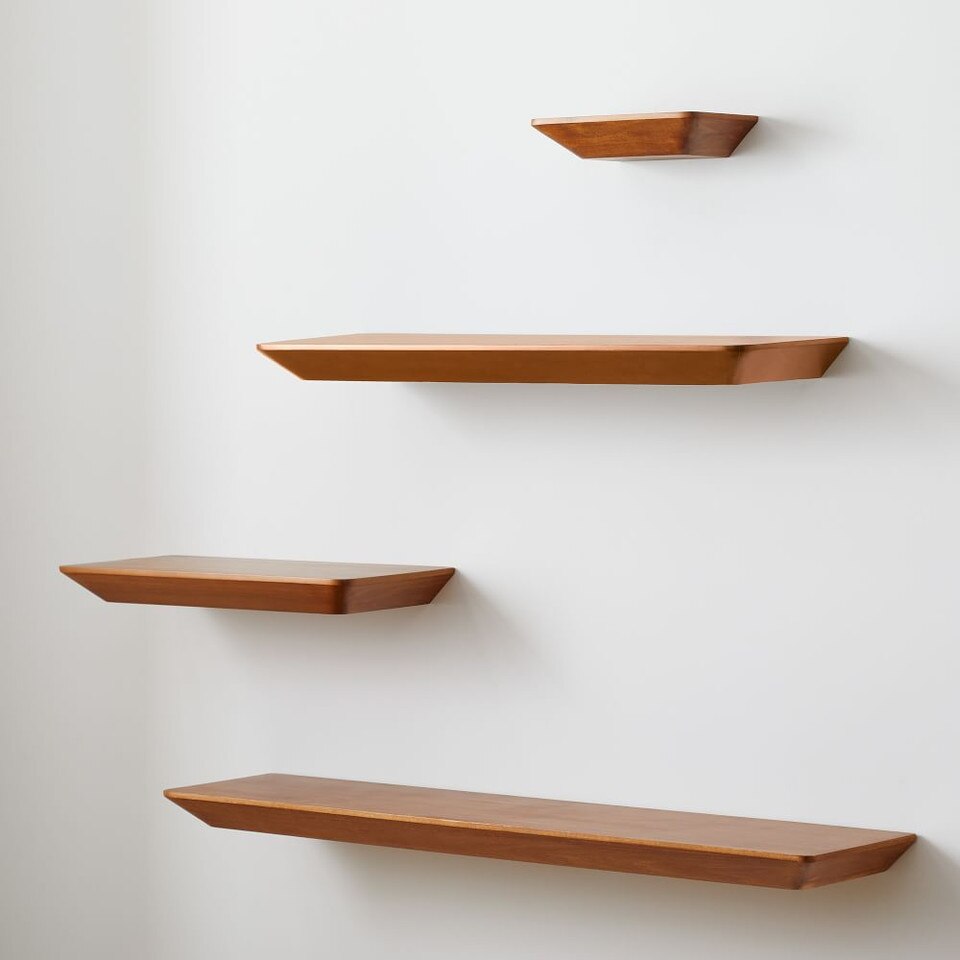 Slim Floating Wall Shelves (91 122 cm) West Elm UK